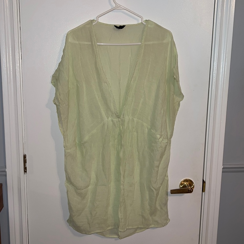 Lime Topshop Bathing suit Cover